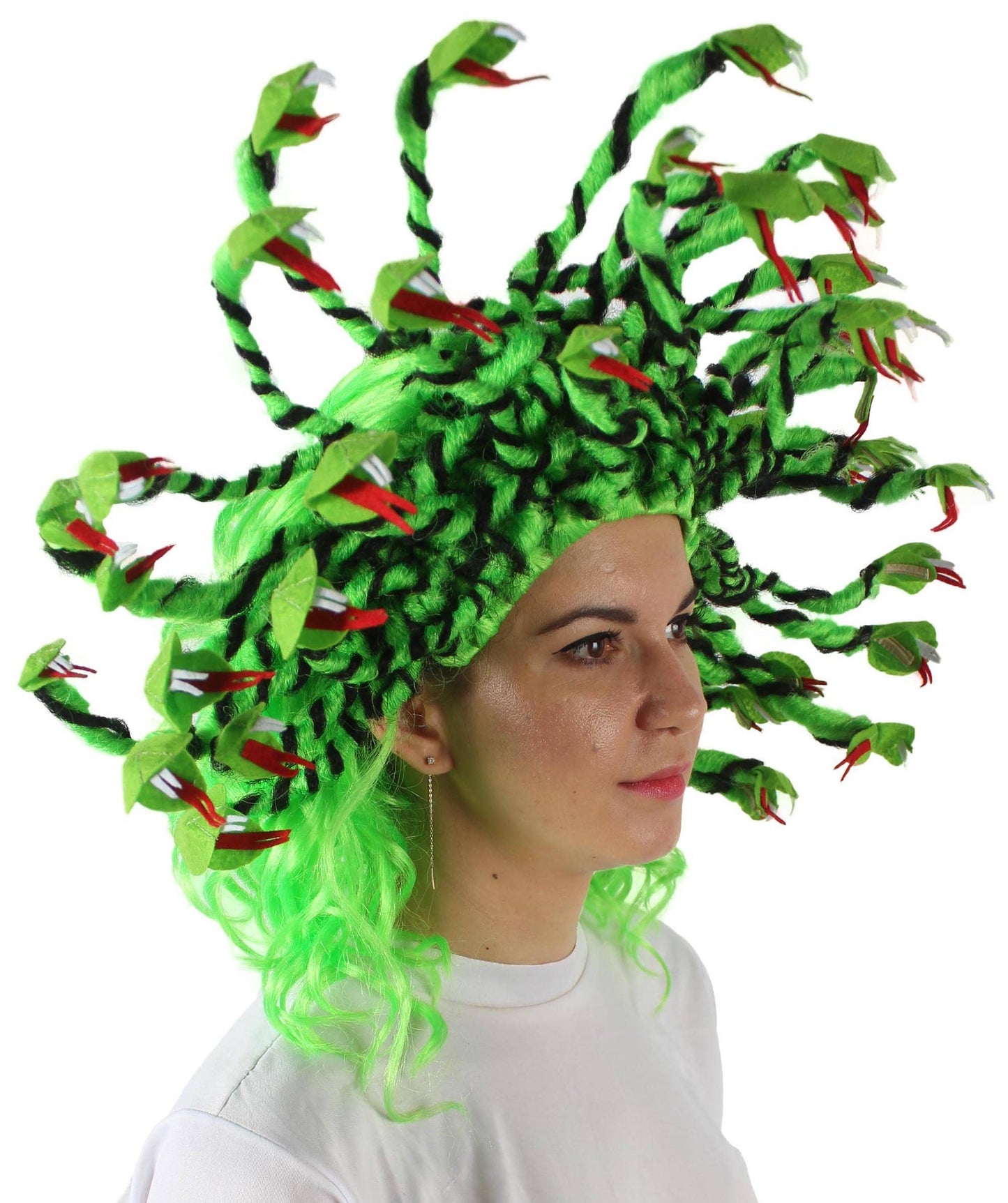 Wigs2you H-5664 大人用 ユニセックス ギリシャ神話 メデューサ ヘビ ウィッグ | 複数のカラーオプション