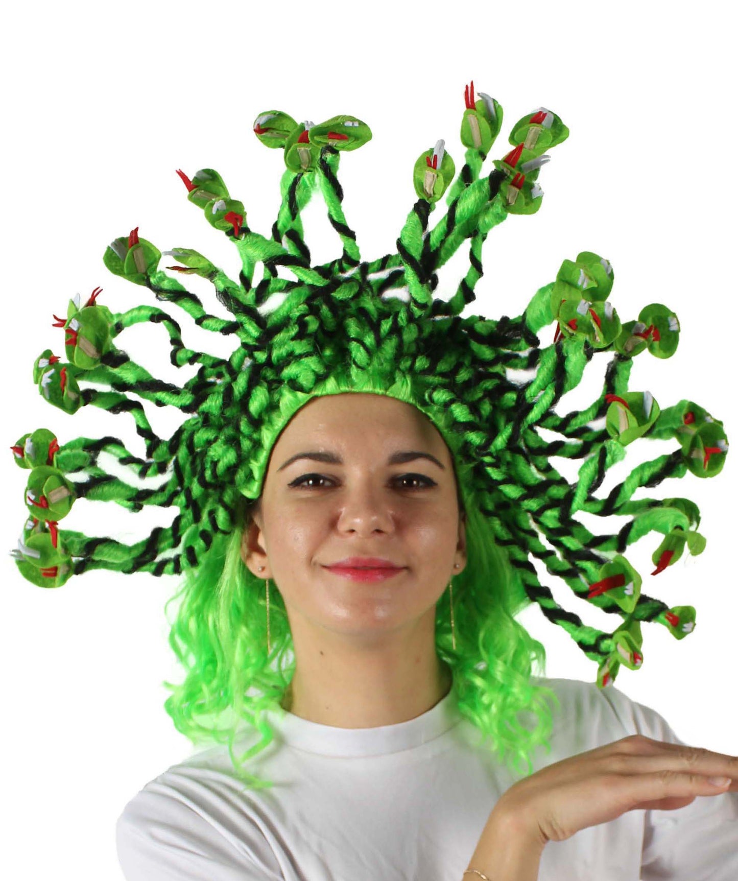 Wigs2you H-5664 大人用 ユニセックス ギリシャ神話 メデューサ ヘビ ウィッグ | 複数のカラーオプション