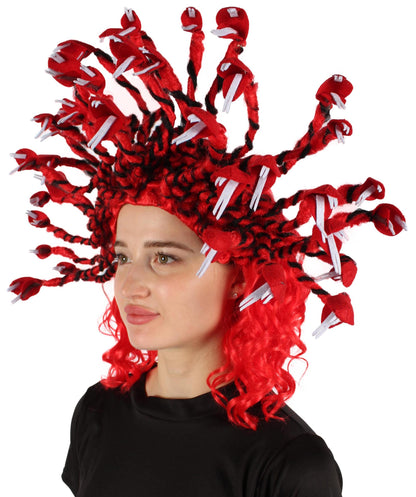Wigs2you H-5664 大人用 ユニセックス ギリシャ神話 メデューサ ヘビ ウィッグ | 複数のカラーオプション
