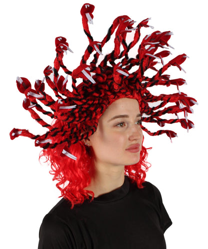 Wigs2you H-5664 大人用 ユニセックス ギリシャ神話 メデューサ ヘビ ウィッグ | 複数のカラーオプション