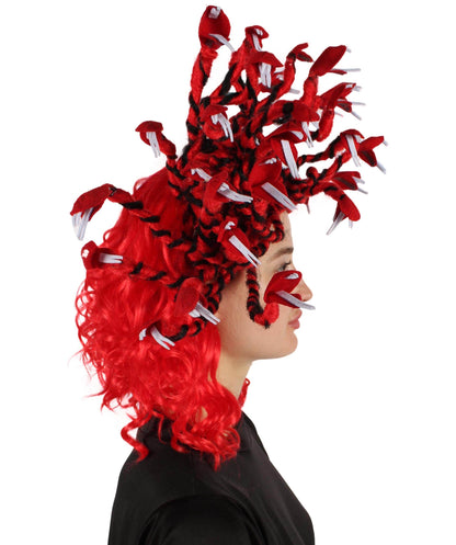 Wigs2you H-5664 大人用 ユニセックス ギリシャ神話 メデューサ ヘビ ウィッグ | 複数のカラーオプション