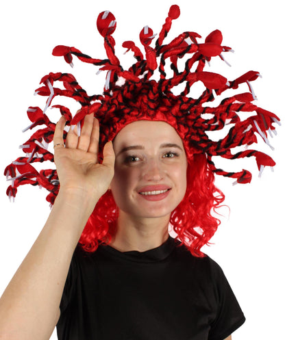 Wigs2you H-5664 大人用 ユニセックス ギリシャ神話 メデューサ ヘビ ウィッグ | 複数のカラーオプション