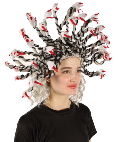 Wigs2you H-5664 大人用 ユニセックス ギリシャ神話 メデューサ ヘビ ウィッグ | 複数のカラーオプション