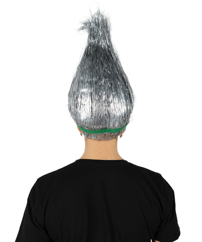 Wigs2you H-6394 大人用アニメ映画キャラクター スパイク ティンセル トロール ウィッグ 花付き I マルチカラー コスプレウィッグ I ティンセル素材