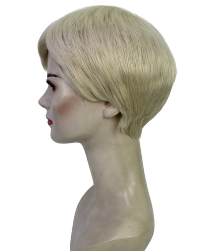 Wigs2you H-6635 女性用 ビデオゲーム映画キャラクター ピクシー ショートストレート ブロンドウィッグ | コスプレウィッグ | 難燃性合成繊維