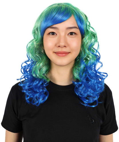 Wigs2you H-6871 大人女性用 ディバタスティック マルチウィッグ – 魅力的なロングカーリーヘアで、大胆なルックスを演出。難燃性合成繊維を使用。