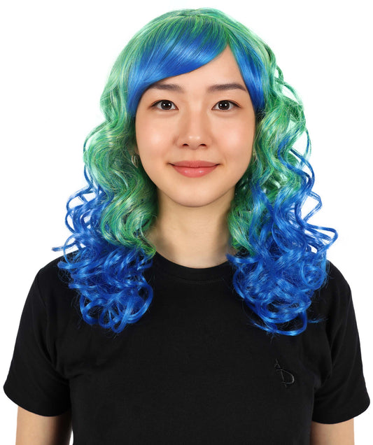 Wigs2you H-6871 大人女性用 ディバタスティック マルチウィッグ – 魅力的なロングカーリーヘアで、大胆なルックスを演出。難燃性合成繊維を使用。