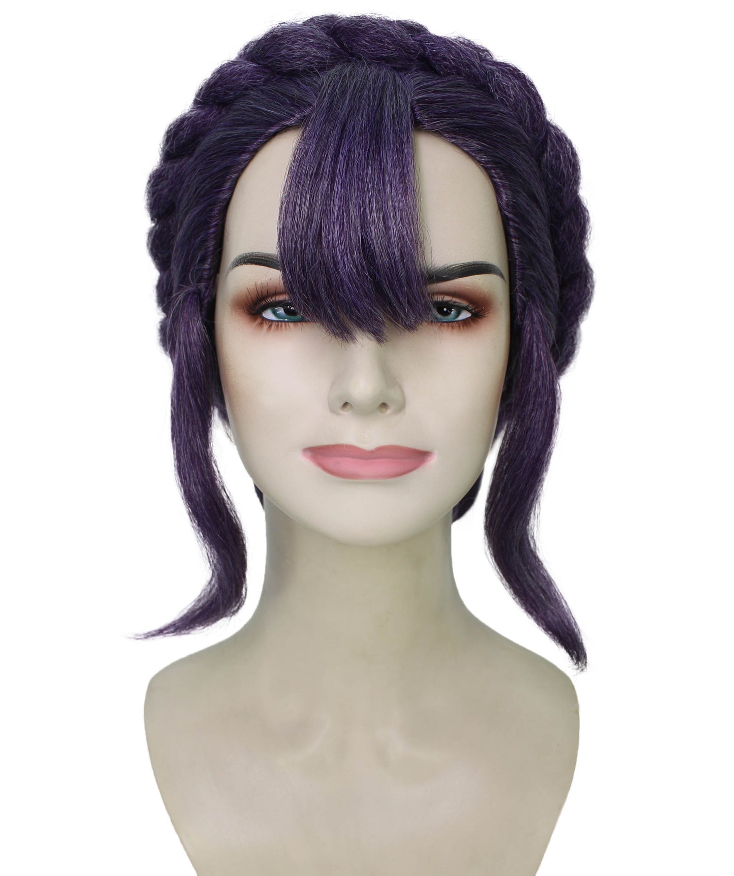 Wigs2you H-6915 女性用アニメ・マンガ風3年生パイロットロング三つ編みウィッグ I ハロウィンに最適 I 難燃性合成繊維