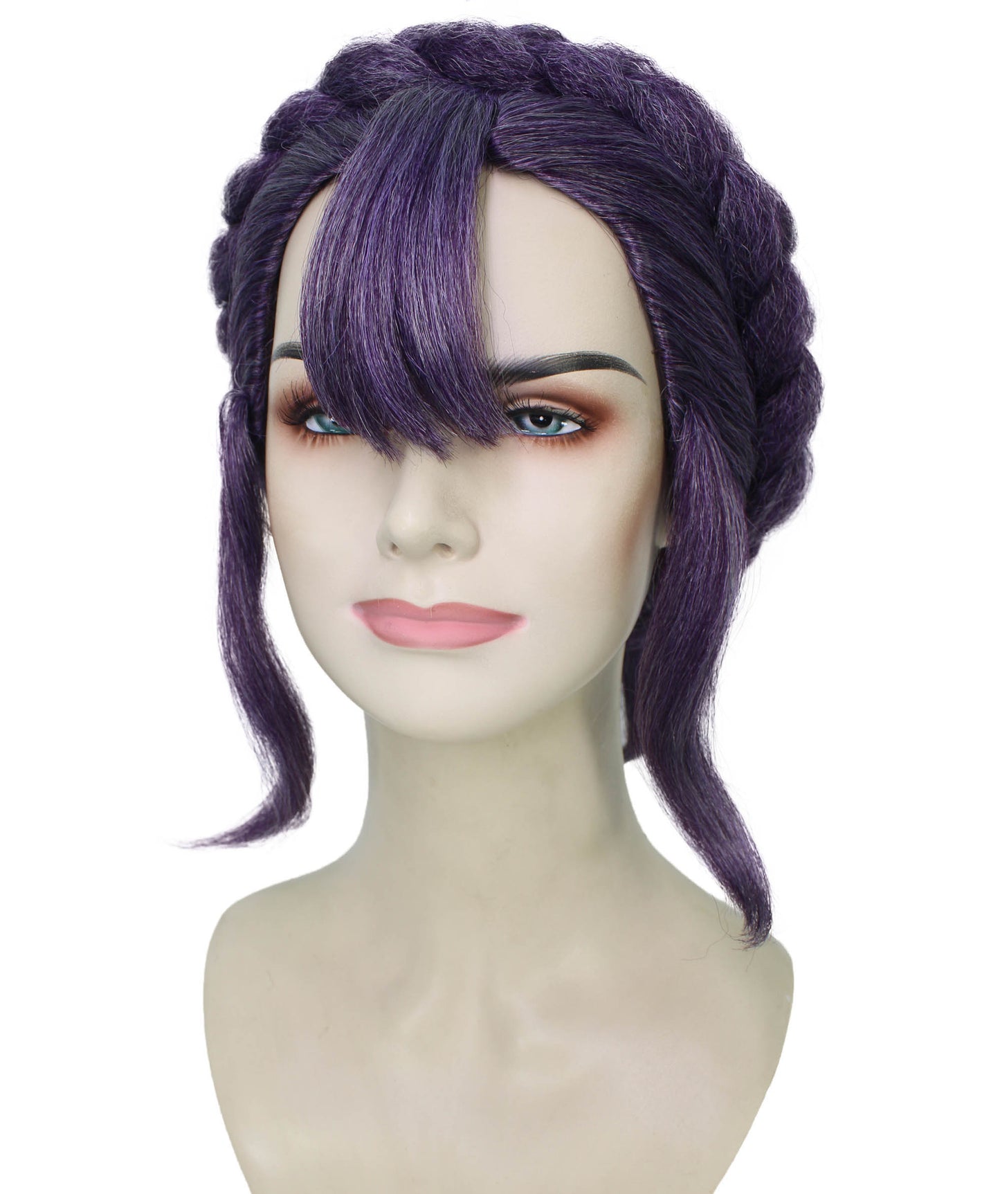 Wigs2you H-6915 女性用アニメ・マンガ風3年生パイロットロング三つ編みウィッグ I ハロウィンに最適 I 難燃性合成繊維