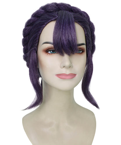 Wigs2you H-6915 女性用アニメ・マンガ風3年生パイロットロング三つ編みウィッグ I ハロウィンに最適 I 難燃性合成繊維