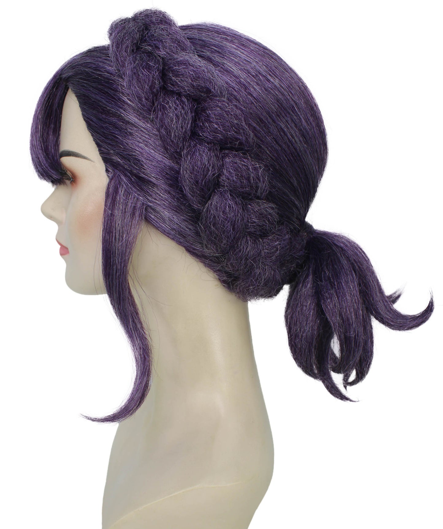 Wigs2you H-6915 女性用アニメ・マンガ風3年生パイロットロング三つ編みウィッグ I ハロウィンに最適 I 難燃性合成繊維