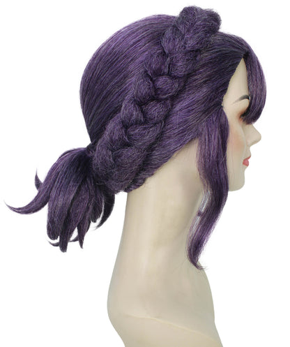 Wigs2you H-6915 女性用アニメ・マンガ風3年生パイロットロング三つ編みウィッグ I ハロウィンに最適 I 難燃性合成繊維