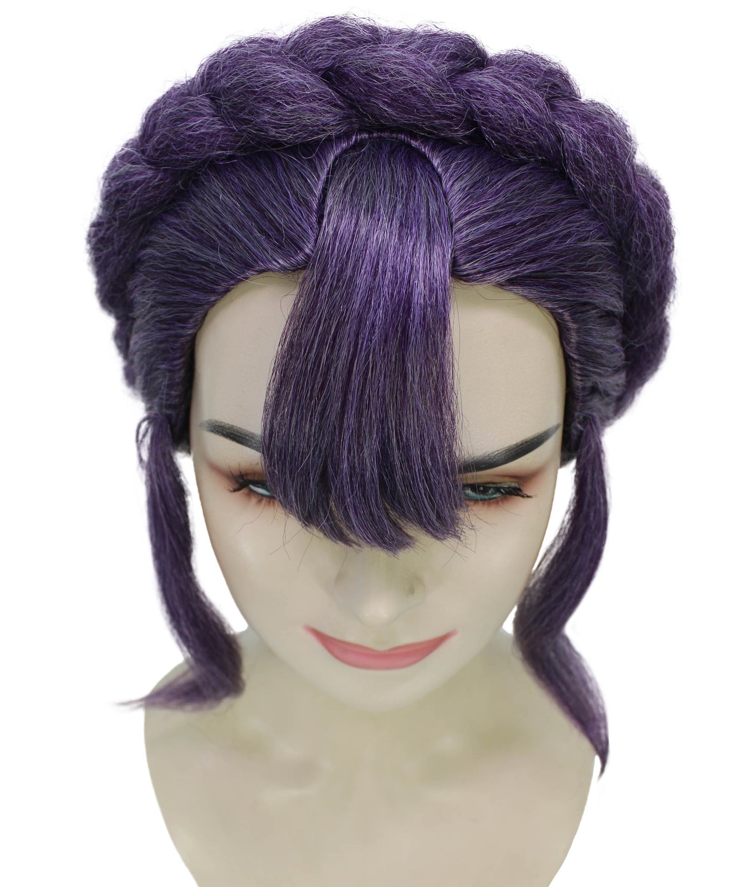 Wigs2you H-6915 女性用アニメ・マンガ風3年生パイロットロング三つ編みウィッグ I ハロウィンに最適 I 難燃性合成繊維