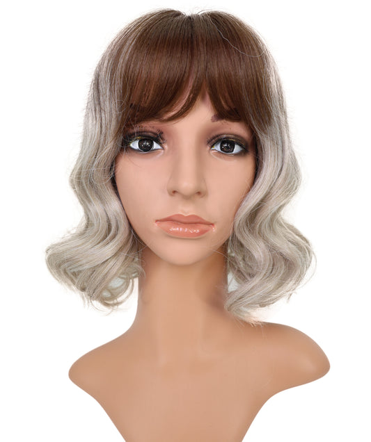 Wigs2you H-6937 ファッション ウィッグ _ 耐熱アッシュライトブラウン 13.5インチ キャップレス