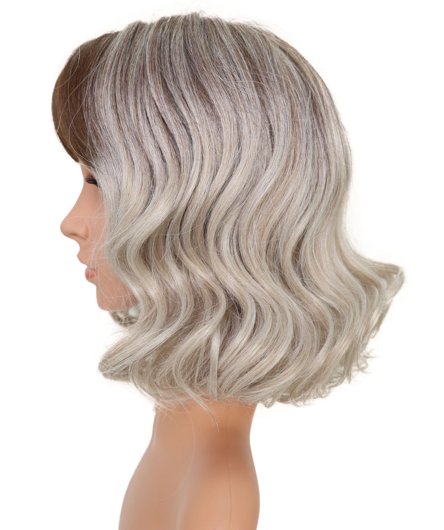 Wigs2you H-6937 ファッション ウィッグ _ 耐熱アッシュライトブラウン 13.5インチ キャップレス