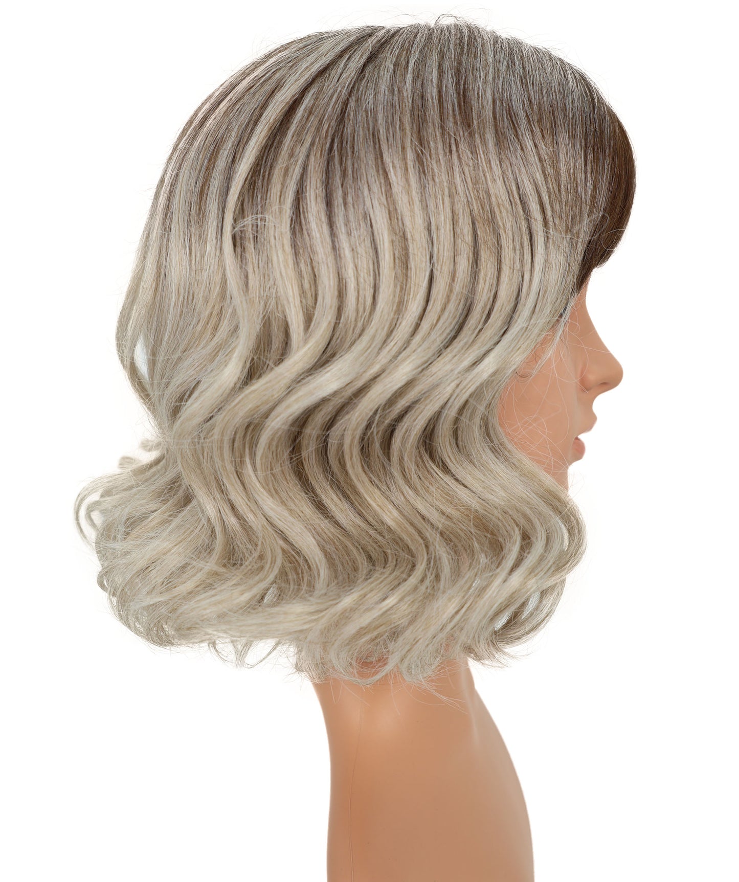 Wigs2you H-6937 ファッション ウィッグ _ 耐熱アッシュライトブラウン 13.5インチ キャップレス