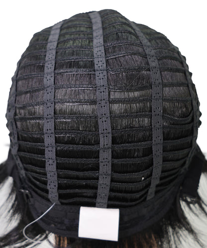Wigs2you H-6938 ファッション ウィッグ _ 耐熱ナチュラルブラック 9インチ キャップレス