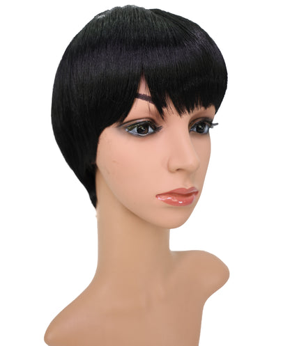 Wigs2you H-6938 ファッション ウィッグ _ 耐熱ナチュラルブラック 9インチ キャップレス