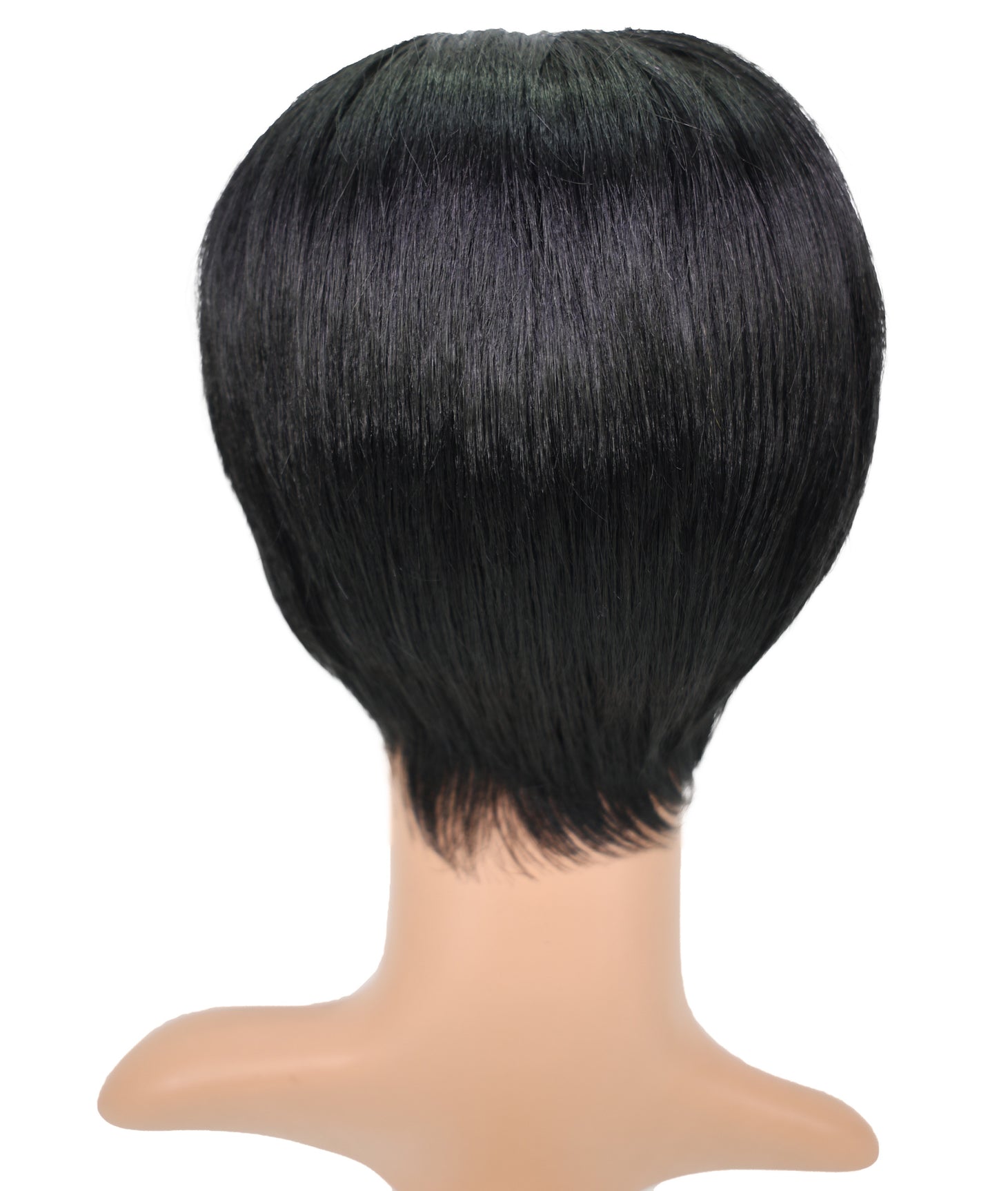 Wigs2you H-6938 ファッション ウィッグ _ 耐熱ナチュラルブラック 9インチ キャップレス