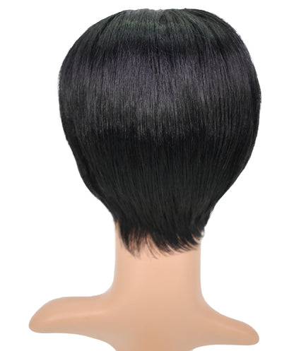 Wigs2you H-6938 ファッション ウィッグ _ 耐熱ナチュラルブラック 9インチ キャップレス