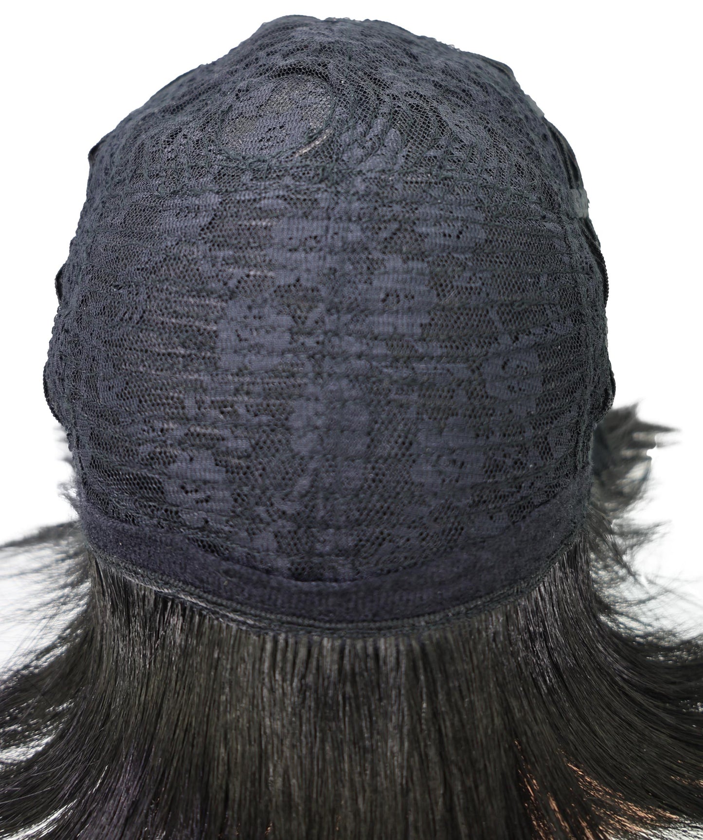 Wigs2you H-6938 ファッション ウィッグ _ 耐熱ナチュラルブラック 9インチ キャップレス