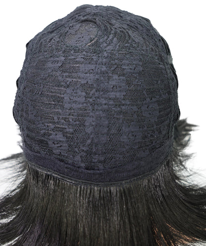 Wigs2you H-6938 ファッション ウィッグ _ 耐熱ナチュラルブラック 9インチ キャップレス