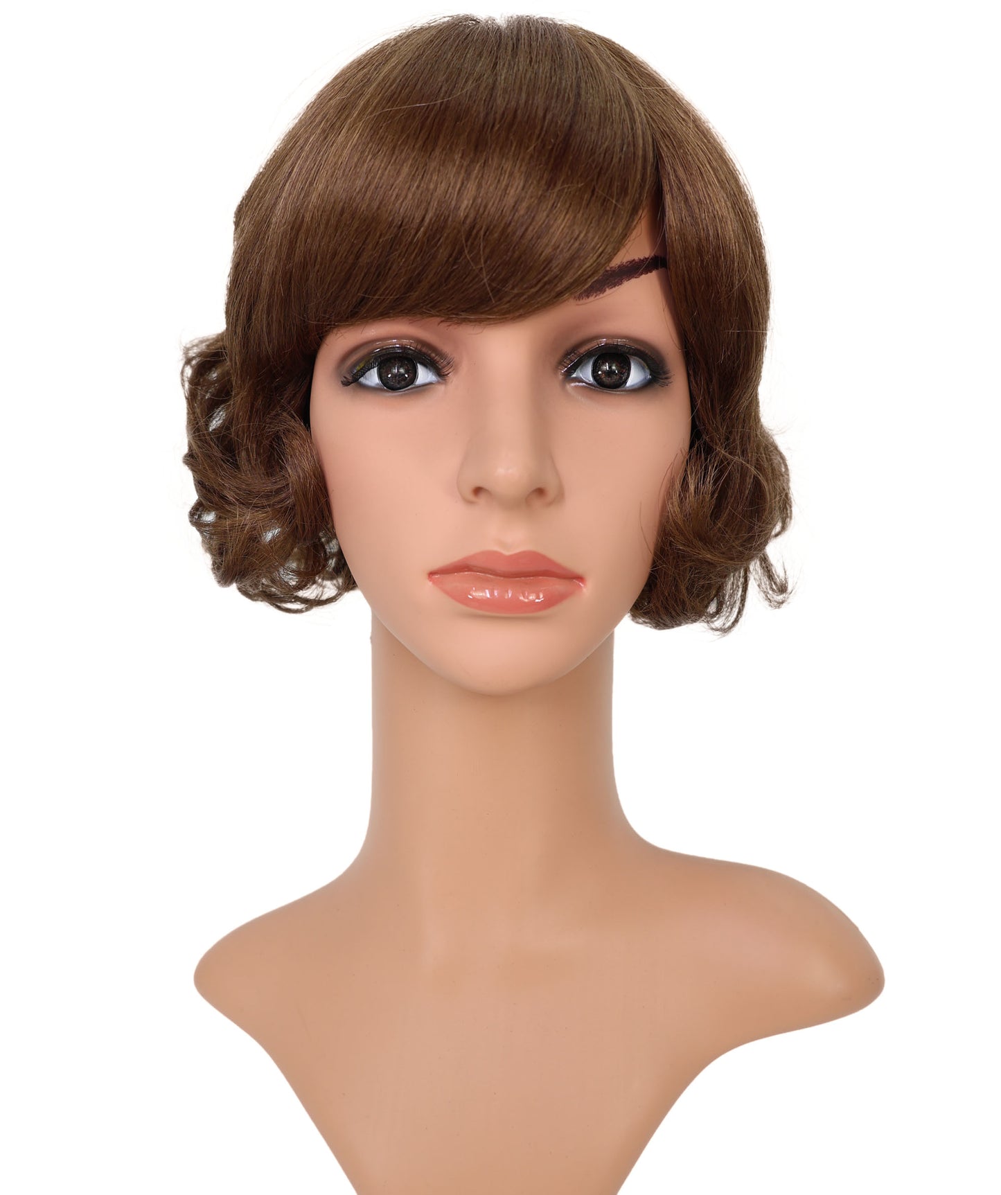Wigs2you H-6939 ファッション ウィッグ _ 耐熱レディッシュブラウン 7.5インチ キャップレス