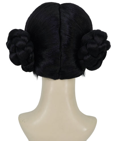 Wigs2you H-6944 大人女性向け人気K-POPデーモンハンターウィッグ ブラックハイバンズ（前髪あり）｜ハロウィンウィッグ｜未来的なポップスター戦士風