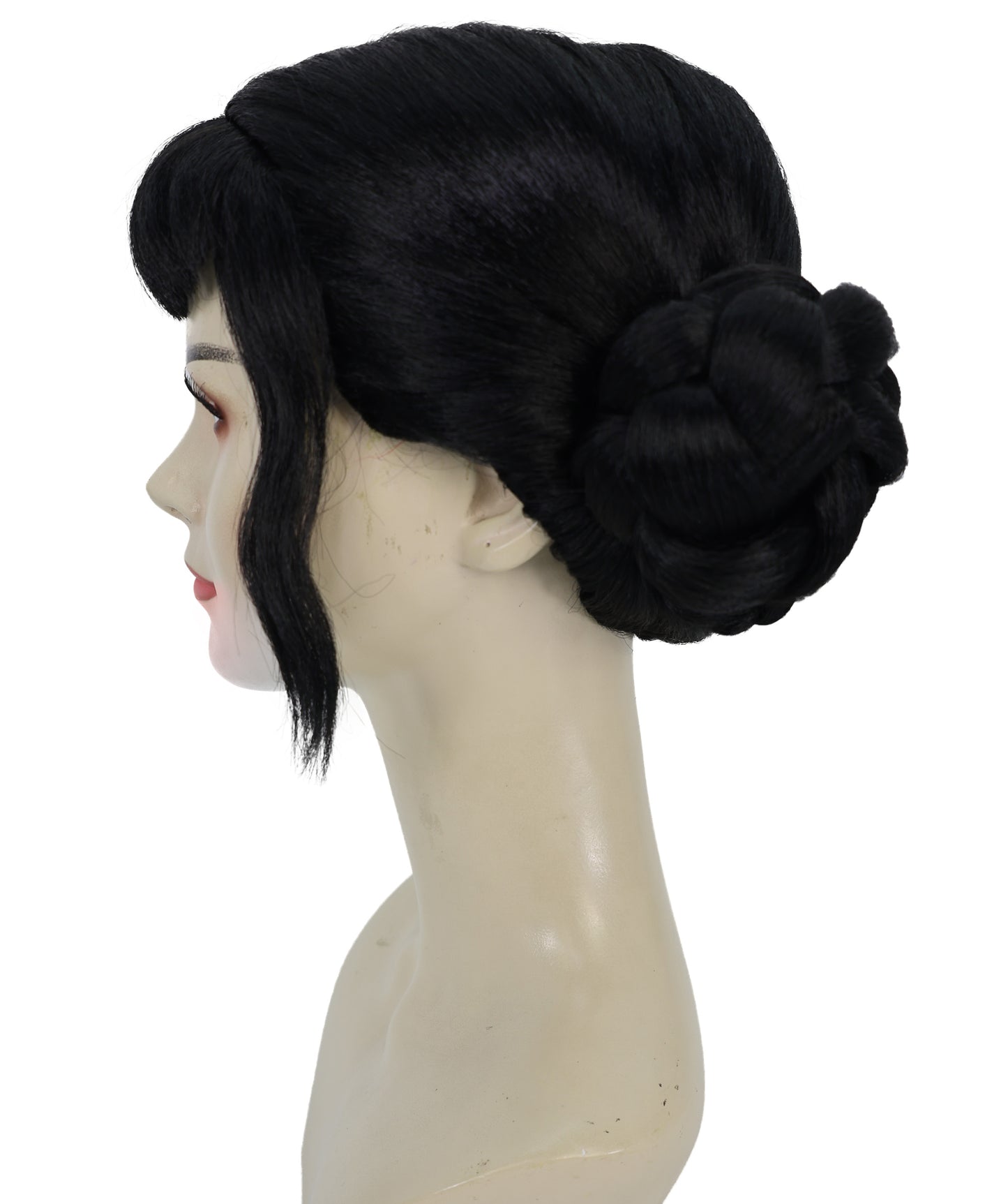 Wigs2you H-6944 大人女性向け人気K-POPデーモンハンターウィッグ ブラックハイバンズ（前髪あり）｜ハロウィンウィッグ｜未来的なポップスター戦士風