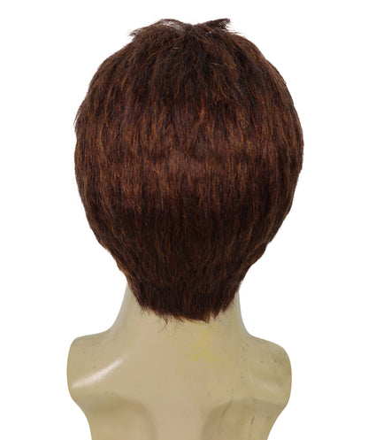 Wigs2you H-6950 大人用 60年代風 ブラウン ボウルカット レトロ シャギーウィッグ | パーティー用 シャギー ボーイバンド風 コスチューム ヘアピース | 合成繊維
