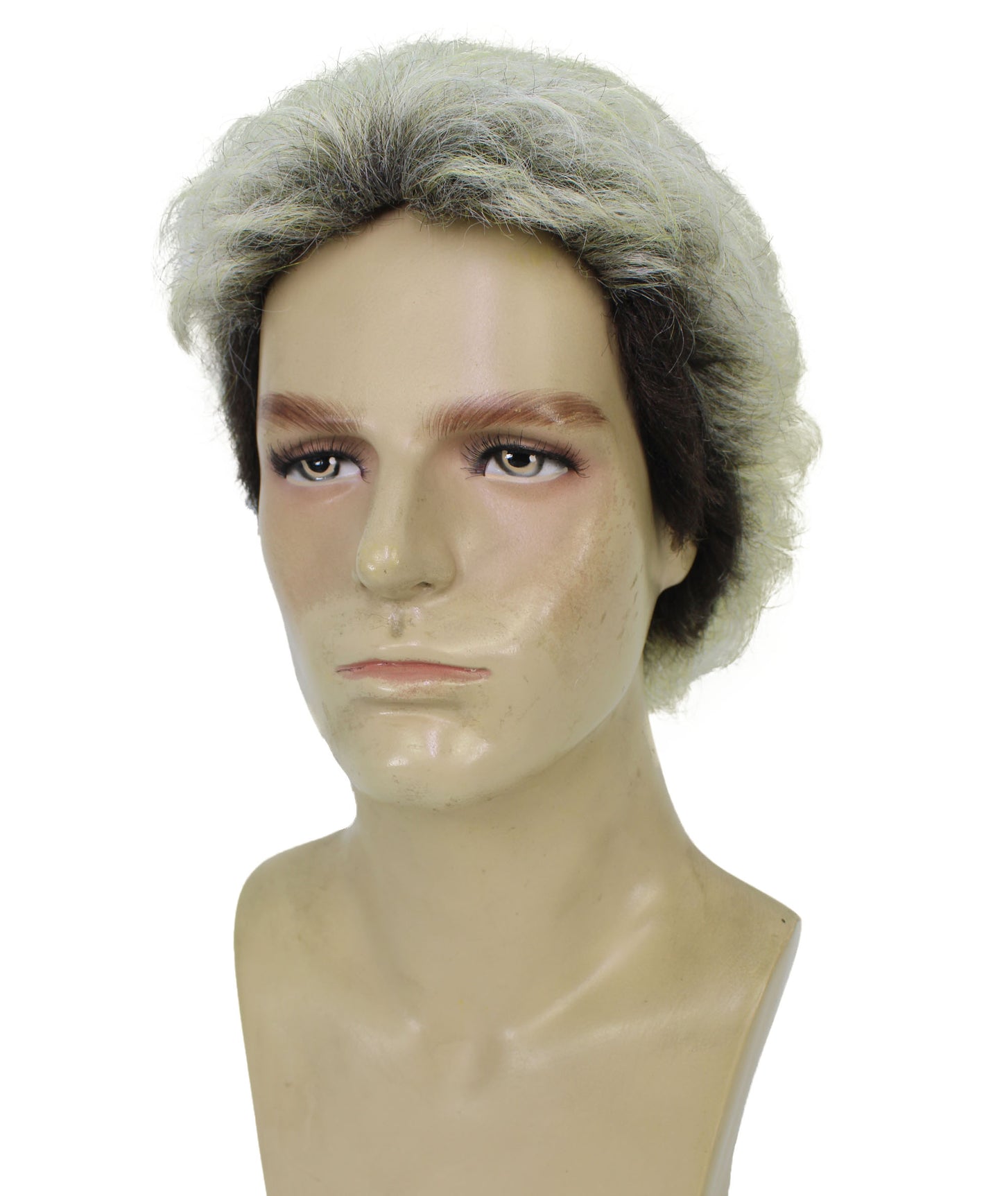 Wigs2you H-6949 大人メンズ向けスポーティでナチュラルなボリュームのあるショートブロンドカーリーウィッグ｜スポーティ＆カジュアルルックに最適