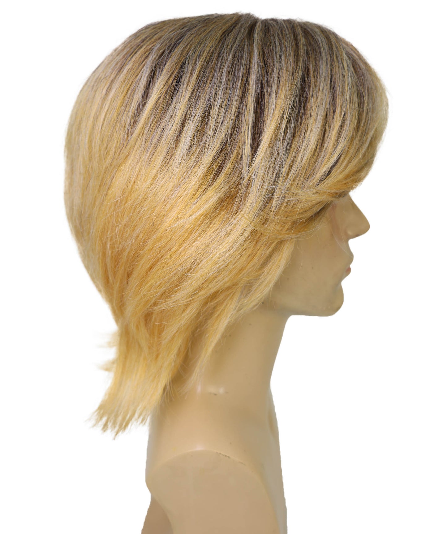 Wigs2you H-6954 大人用メンズ70年代ブロンドシャギーサーファーウィッグ｜ハロウィンやパーティーにぴったりのレトロディスコヘアピース