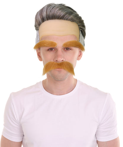 Wigs2you H-6956 大人用男性用つけ髭セット（眉毛付き）｜ハロウィン用コスチューム用つけ髭キット