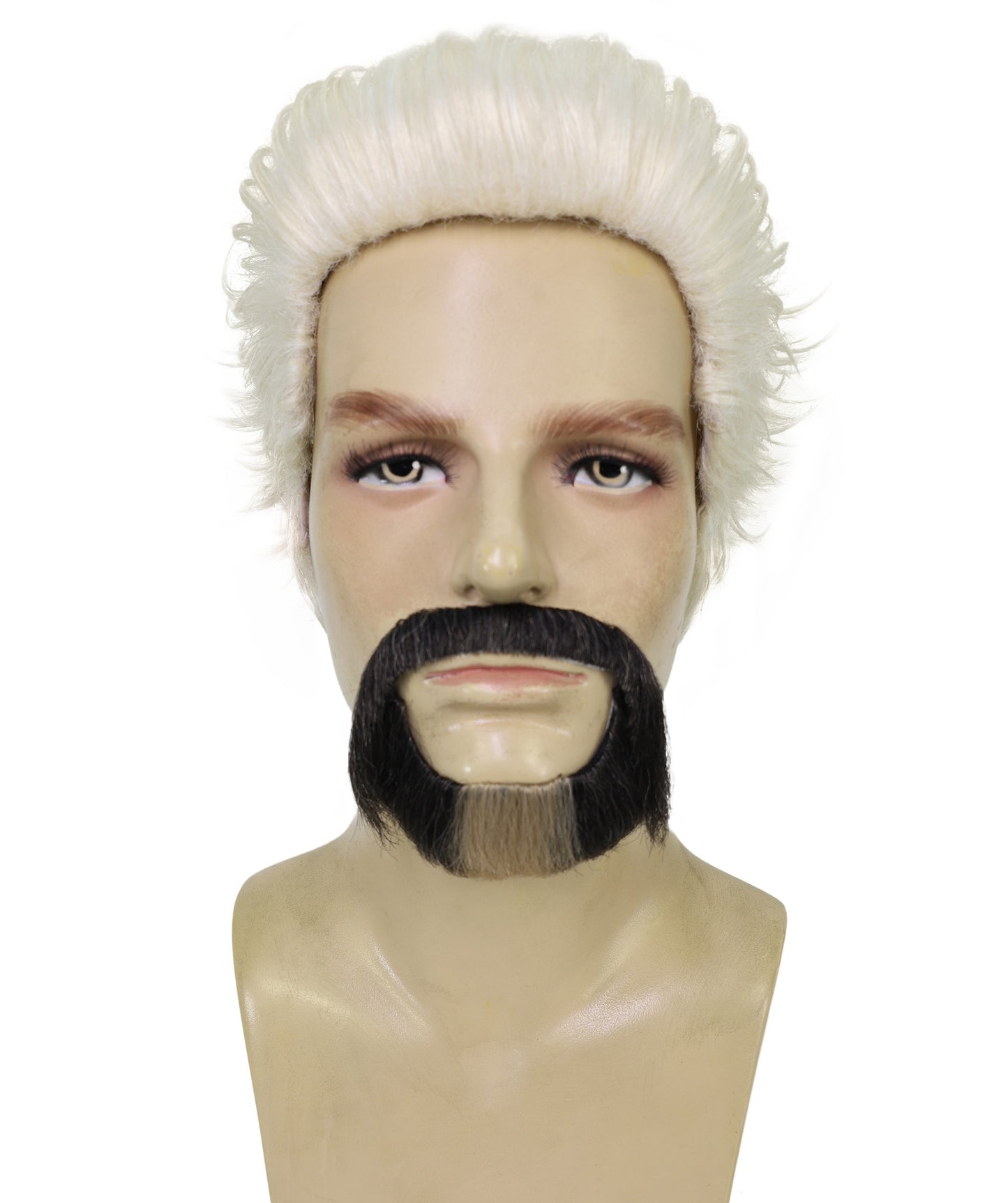 Wigs2you H-6957 大人用男性用ブロンドの尖ったヤギひげ風口ひげ | 粘着式コスチューム用ひげ | 難燃性合成繊維