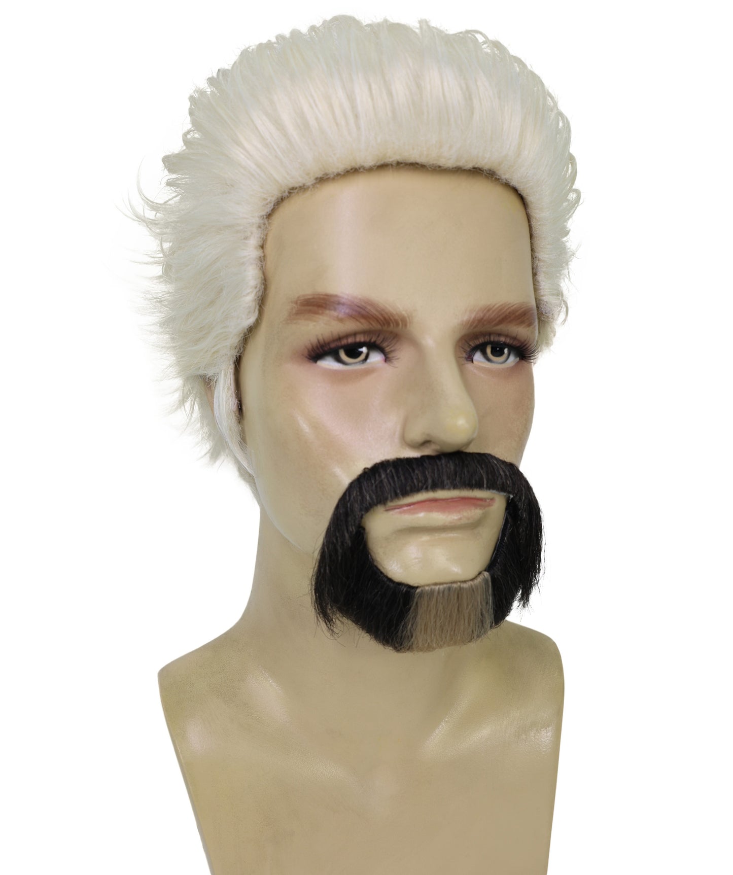 Wigs2you H-6957 大人用男性用ブロンドの尖ったヤギひげ風口ひげ | 粘着式コスチューム用ひげ | 難燃性合成繊維