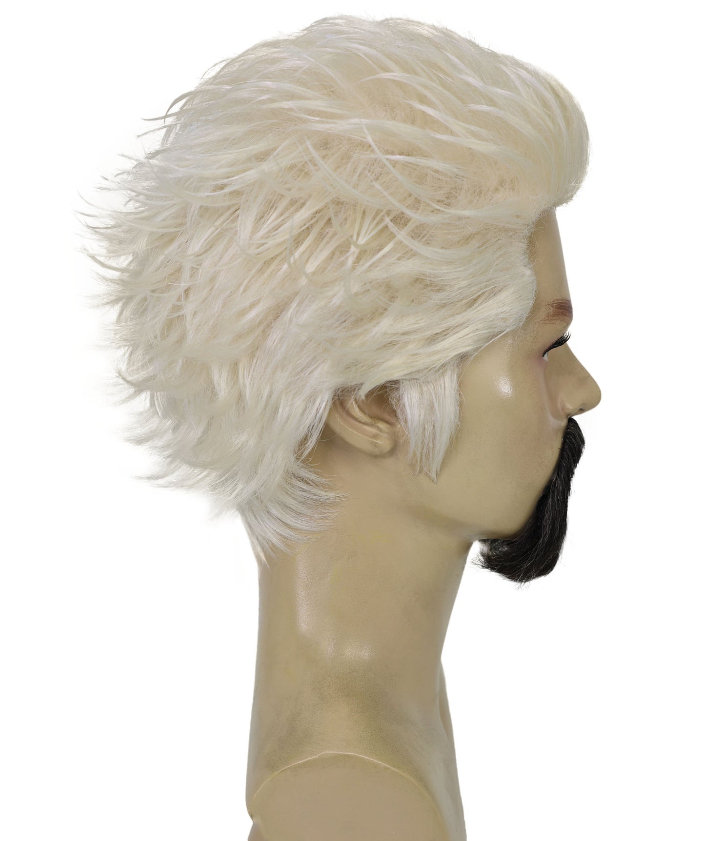 Wigs2you H-6957 大人用男性用ブロンドの尖ったヤギひげ風口ひげ | 粘着式コスチューム用ひげ | 難燃性合成繊維