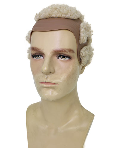 Wigs2you H-6959 大人用プラチナブロンドのバズカットウィッグ｜格闘ゲーム風ヘアスタイル｜難燃性合成繊維