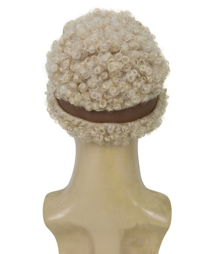 Wigs2you H-6959 大人用プラチナブロンドのバズカットウィッグ｜格闘ゲーム風ヘアスタイル｜難燃性合成繊維