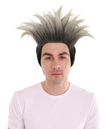 Wigs2you H-6961 大人用男性用ブロンドスパイキーヒーローウィッグ｜グリーンマスクコスチュームアクセサリー｜難燃性合成繊維