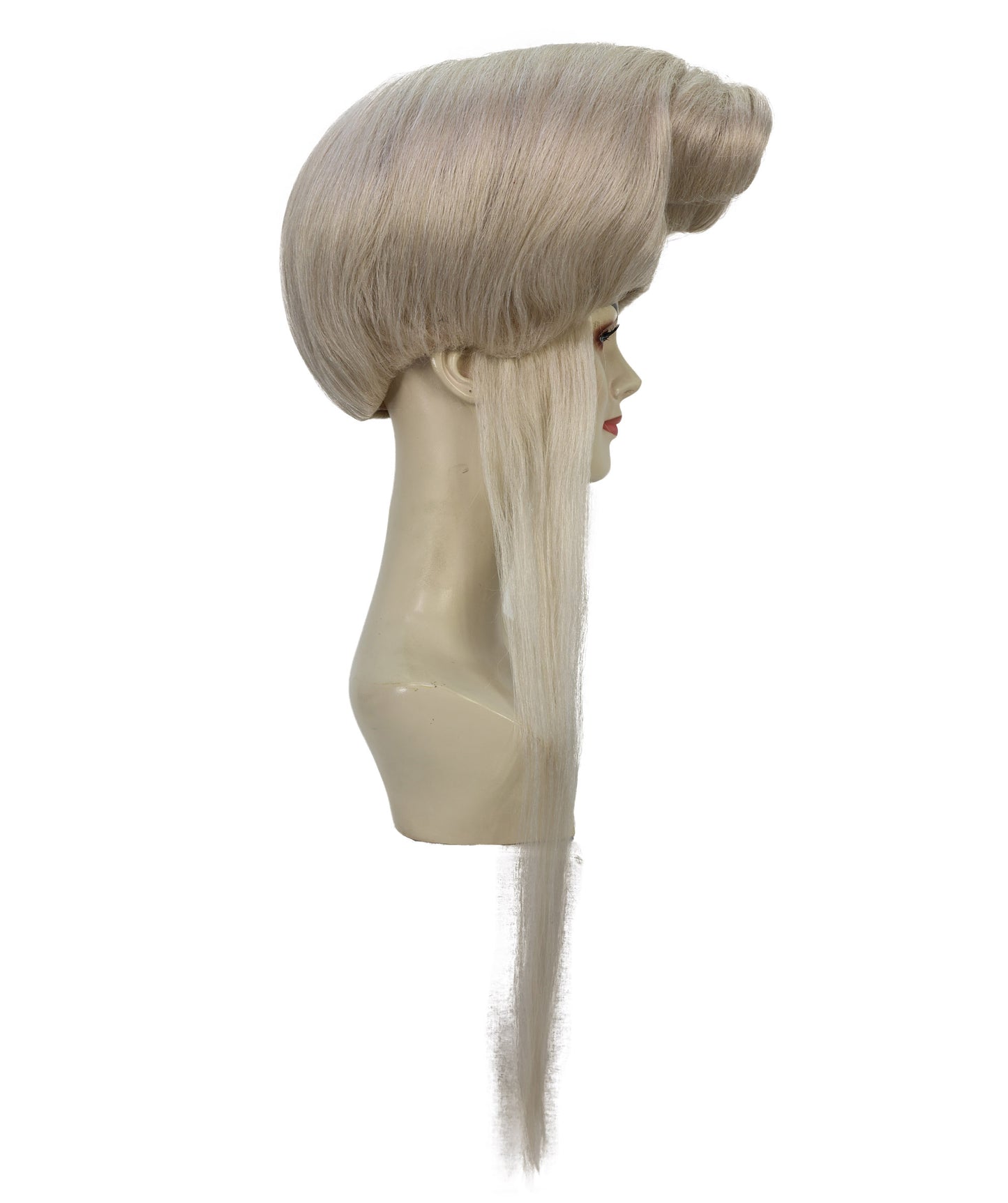 Wigs2you H-6962 大人女性用プラチナブロンドファンタジーウィッグ（ボリュームのあるふわふわヘアとロングストレートテール付き）｜コスチュームイベントに最適な軽量難燃性合成繊維ウィッグ