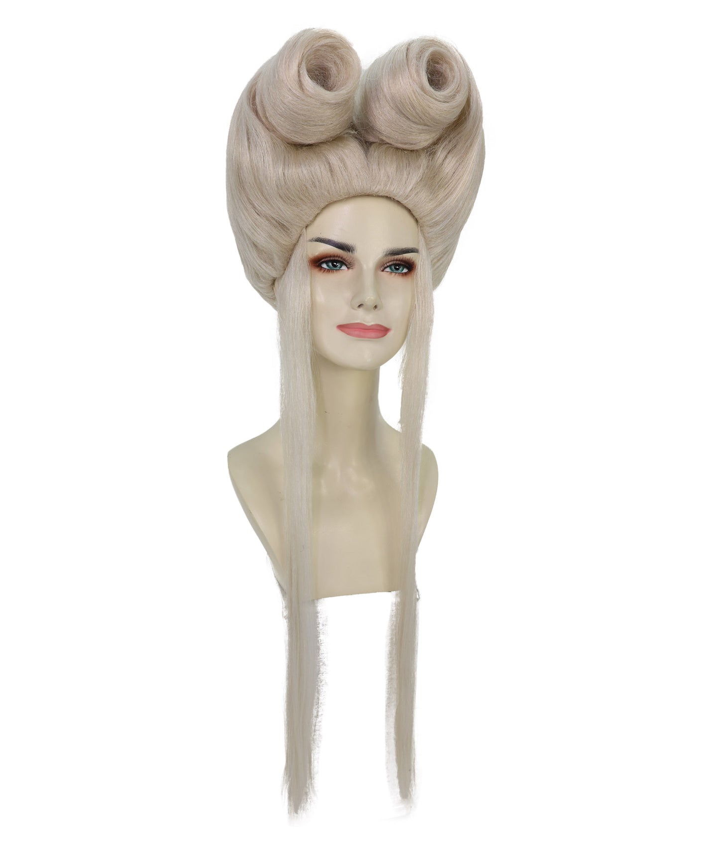 Wigs2you H-6962 大人女性用プラチナブロンドファンタジーウィッグ（ボリュームのあるふわふわヘアとロングストレートテール付き）｜コスチュームイベントに最適な軽量難燃性合成繊維ウィッグ