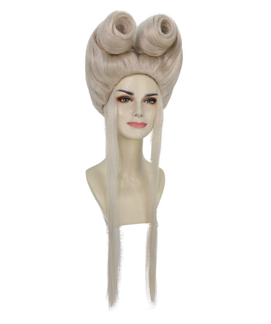 Wigs2you H-6962 レディース ファンタジーウィッグ プラチナブロンド ロング ストレート ボリューム フルウィッグ 軽量 コスプレウィッグ 合成繊維 ハロウィン