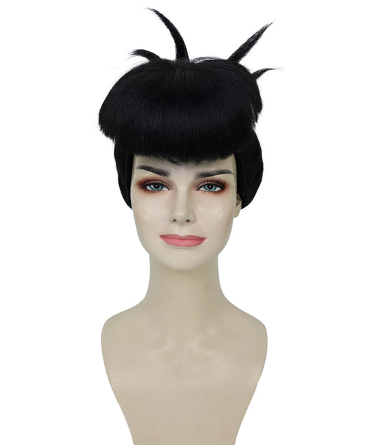 Wigs2you H-6963 大人女性用スカルプテッドスパイクバンウィッグ（鈍い前髪付き）｜ハロウィンウィッグ｜難燃性人工毛、通気性のあるキャップレスデザイン
