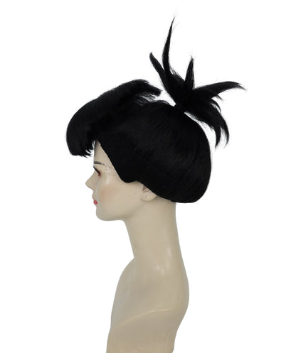 Wigs2you H-6963 大人女性用スカルプテッドスパイクバンウィッグ（鈍い前髪付き）｜ハロウィンウィッグ｜難燃性人工毛、通気性のあるキャップレスデザイン