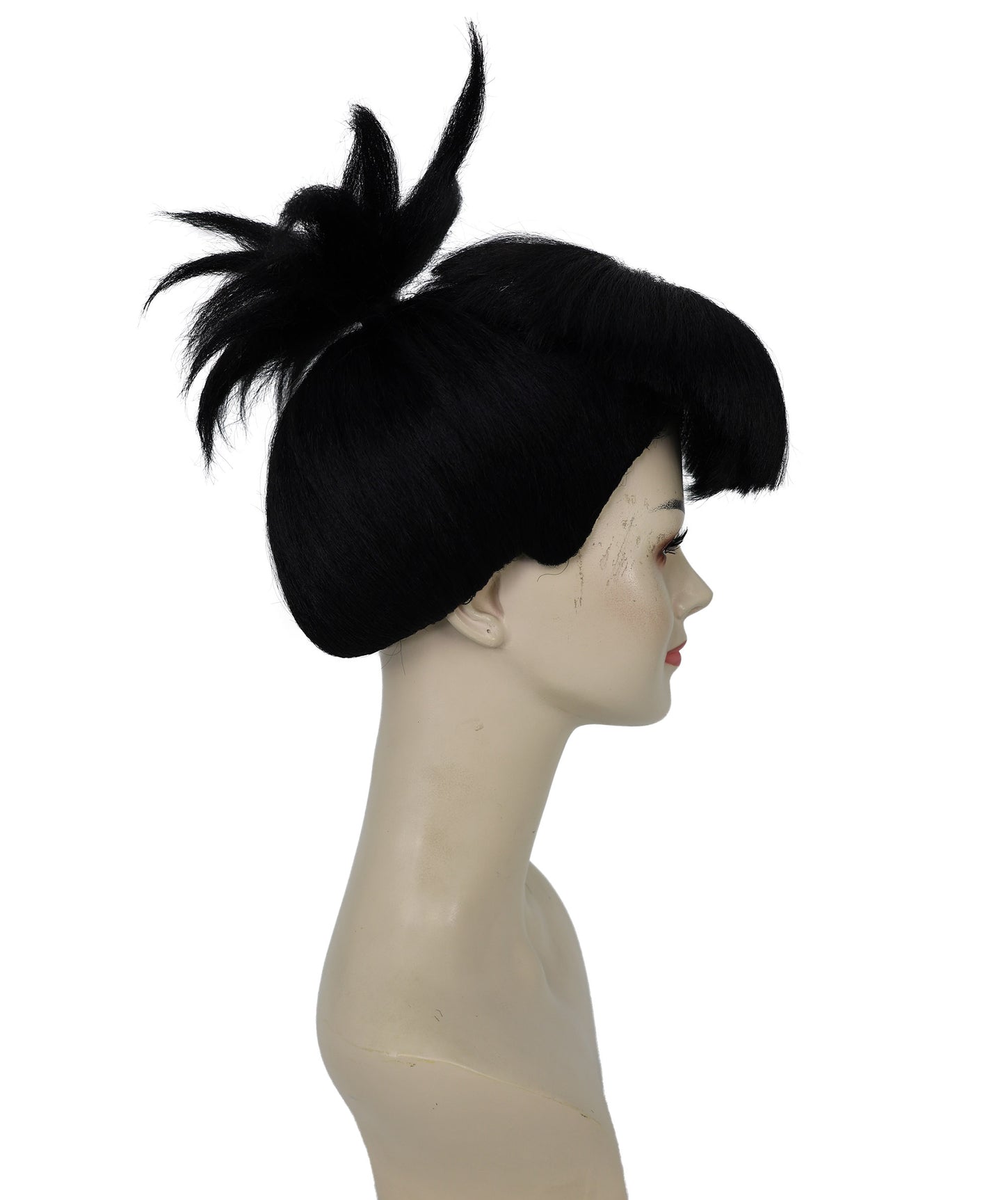 Wigs2you H-6963 大人女性用スカルプテッドスパイクバンウィッグ（鈍い前髪付き）｜ハロウィンウィッグ｜難燃性人工毛、通気性のあるキャップレスデザイン