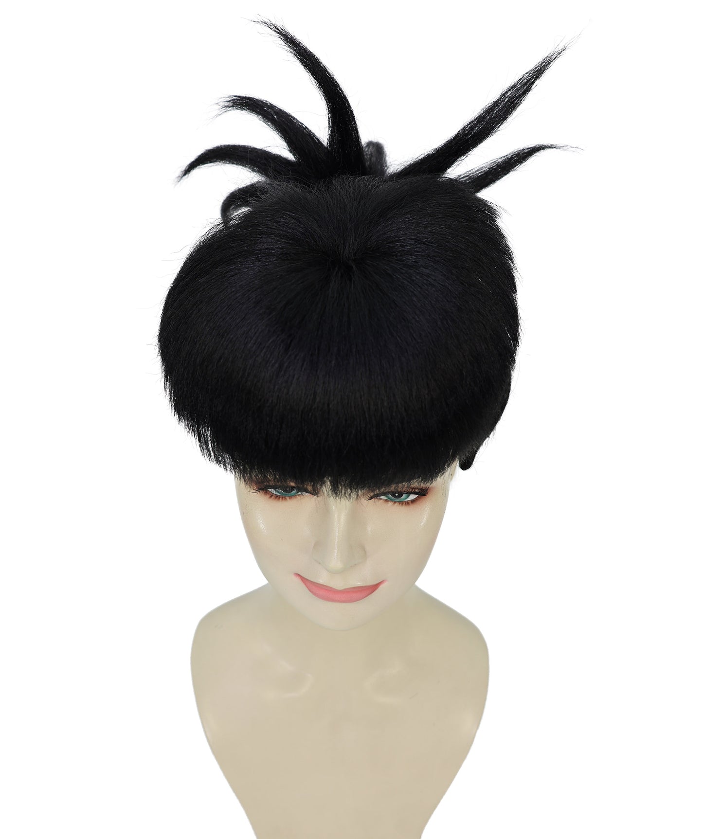 Wigs2you H-6963 大人女性用スカルプテッドスパイクバンウィッグ（鈍い前髪付き）｜ハロウィンウィッグ｜難燃性人工毛、通気性のあるキャップレスデザイン