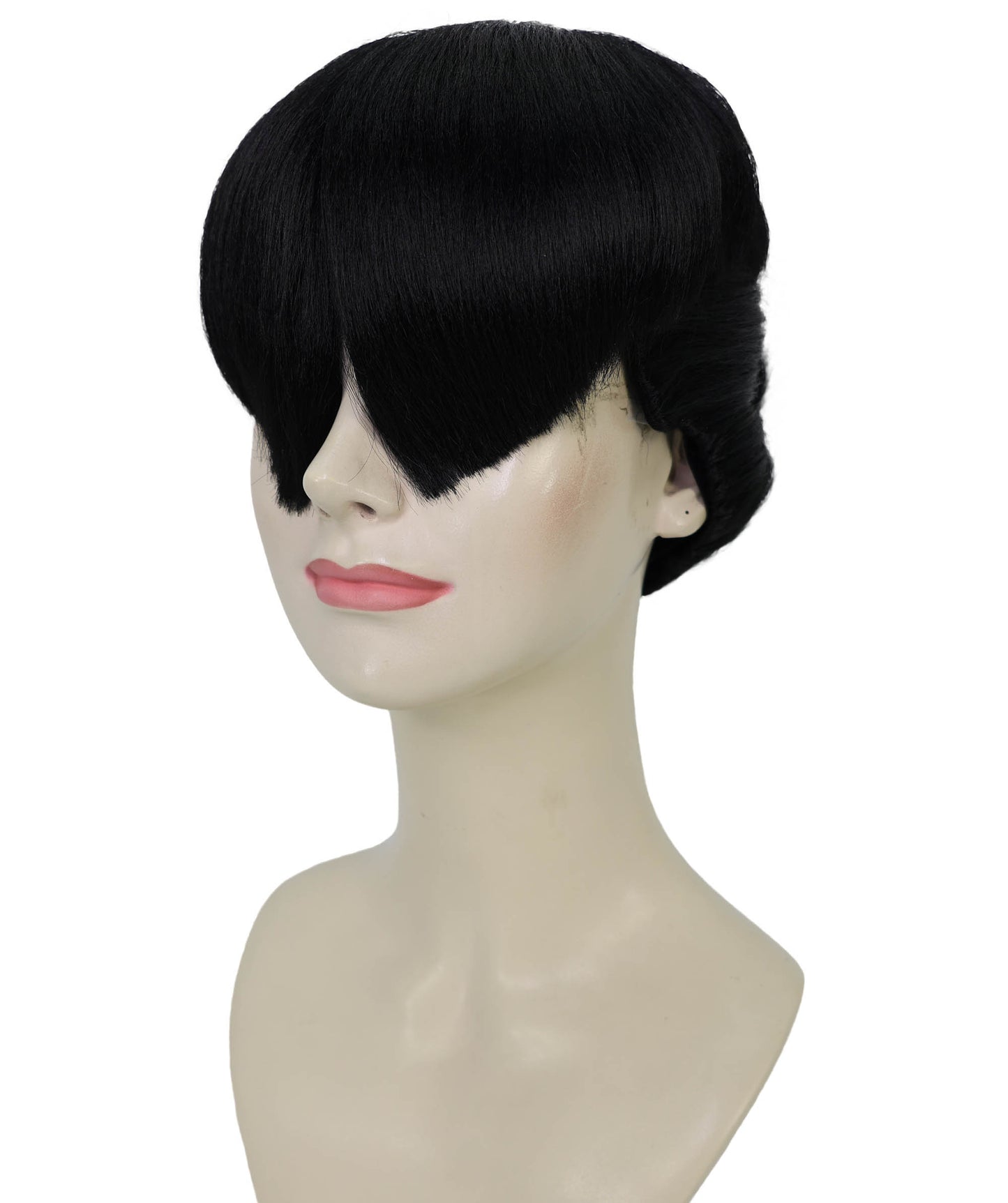 Wigs2you H-6964 大人女性用、スカルプテッドバイザーバングスウィッグ（ハイバン付き）｜ハロウィンウィッグ｜難燃性合成繊維｜通気性のあるキャップレスキャップデザイン