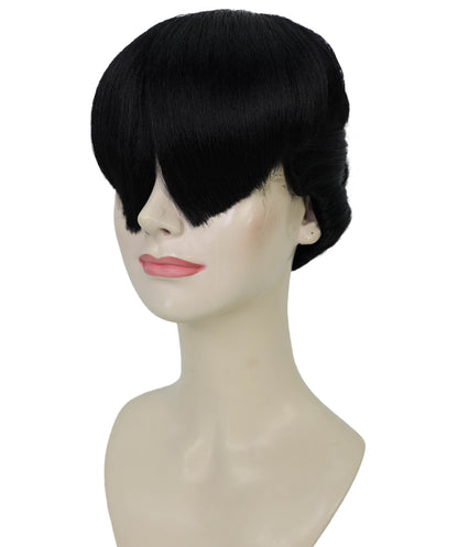 Wigs2you H-6964 大人女性用、スカルプテッドバイザーバングスウィッグ（ハイバン付き）｜ハロウィンウィッグ｜難燃性合成繊維｜通気性のあるキャップレスキャップデザイン