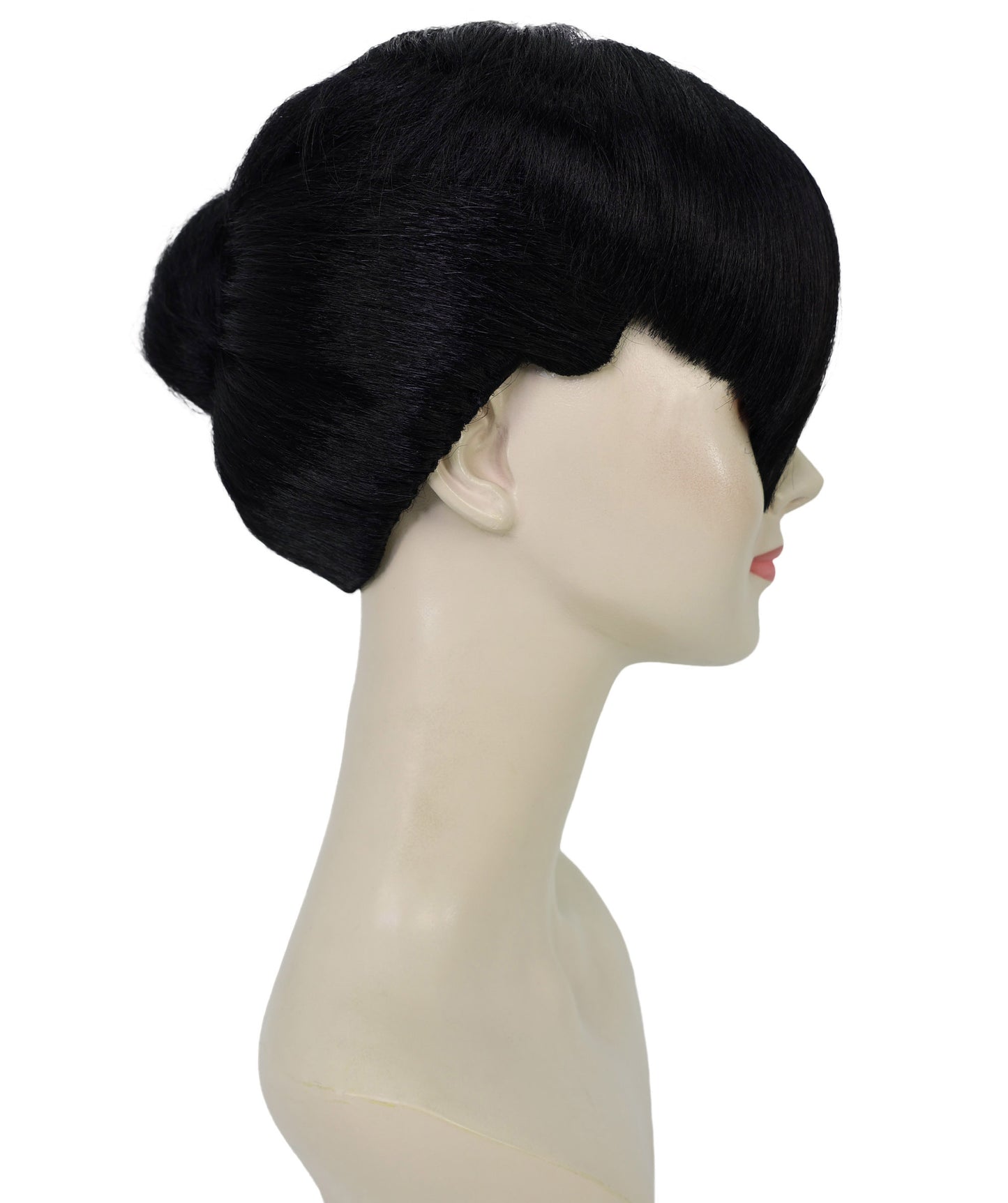 Wigs2you H-6964 大人女性用、スカルプテッドバイザーバングスウィッグ（ハイバン付き）｜ハロウィンウィッグ｜難燃性合成繊維｜通気性のあるキャップレスキャップデザイン