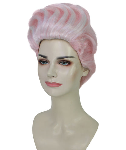 Wigs2you H-6967 大人女性用レトロピンクのポンパドールウィッグ｜ドラッグ＆グラムに最適なハイファッション合成ウィッグ｜ハロウィンに最適
